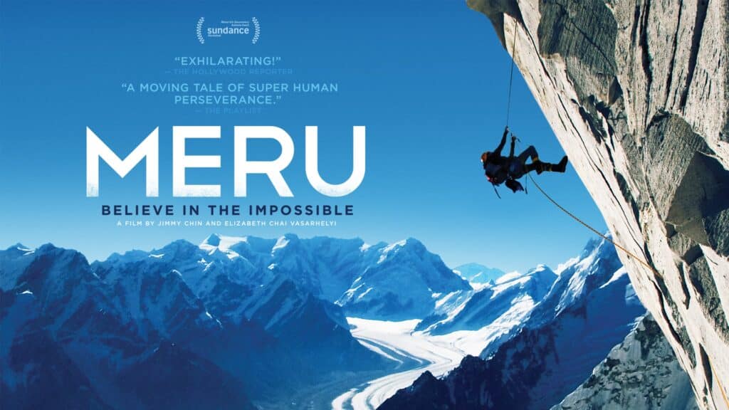 Cinematic cover showcasing the movie 'Menu,' featured in the article 'Rock Climbing Films Every Adventurer Should Watch,' displaying a gripping scene for climbing enthusiasts.